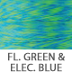 Fluorescent Green & Electric Blue