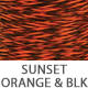 Sunset Orange & Black